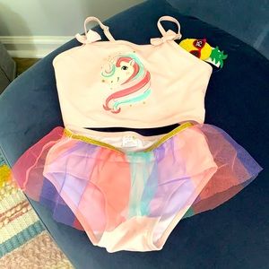 Unicorn swim suit for girl